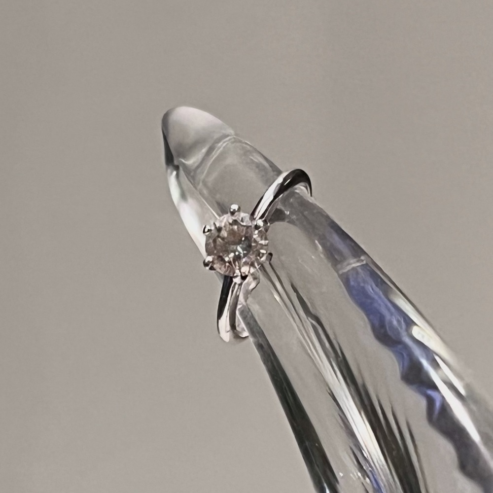 Wedding Ring Solid Silver Engagement Ring - image 6